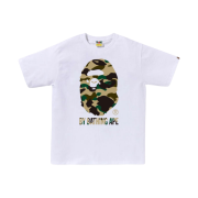 BAPE 1st Camo By Bathing Ape T-Shirt White Yellow