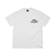 Corteiz Island Stencil T-Shirt New Blank White