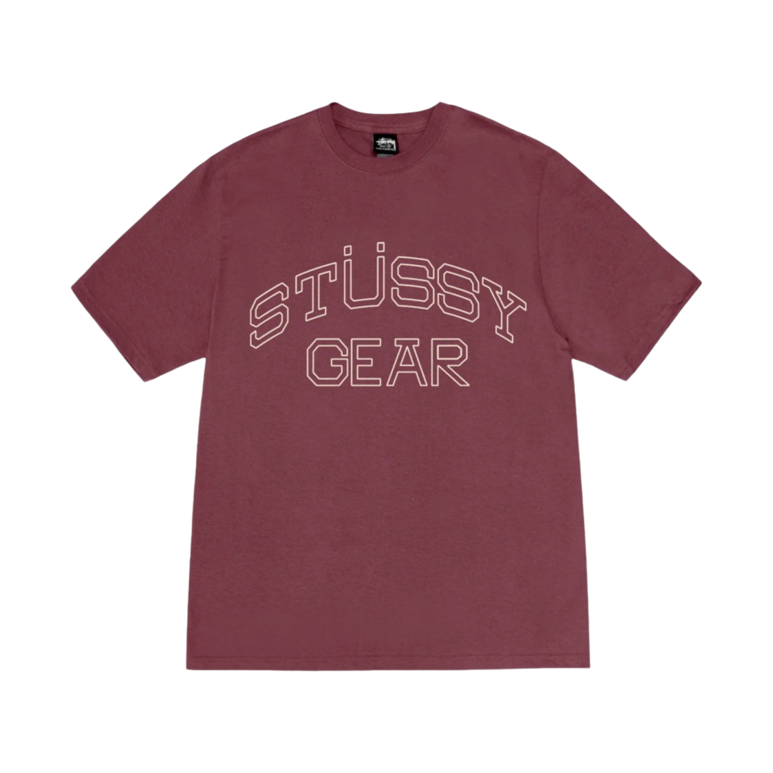 1905035 Stussy Gear T-Shirt Oxblood