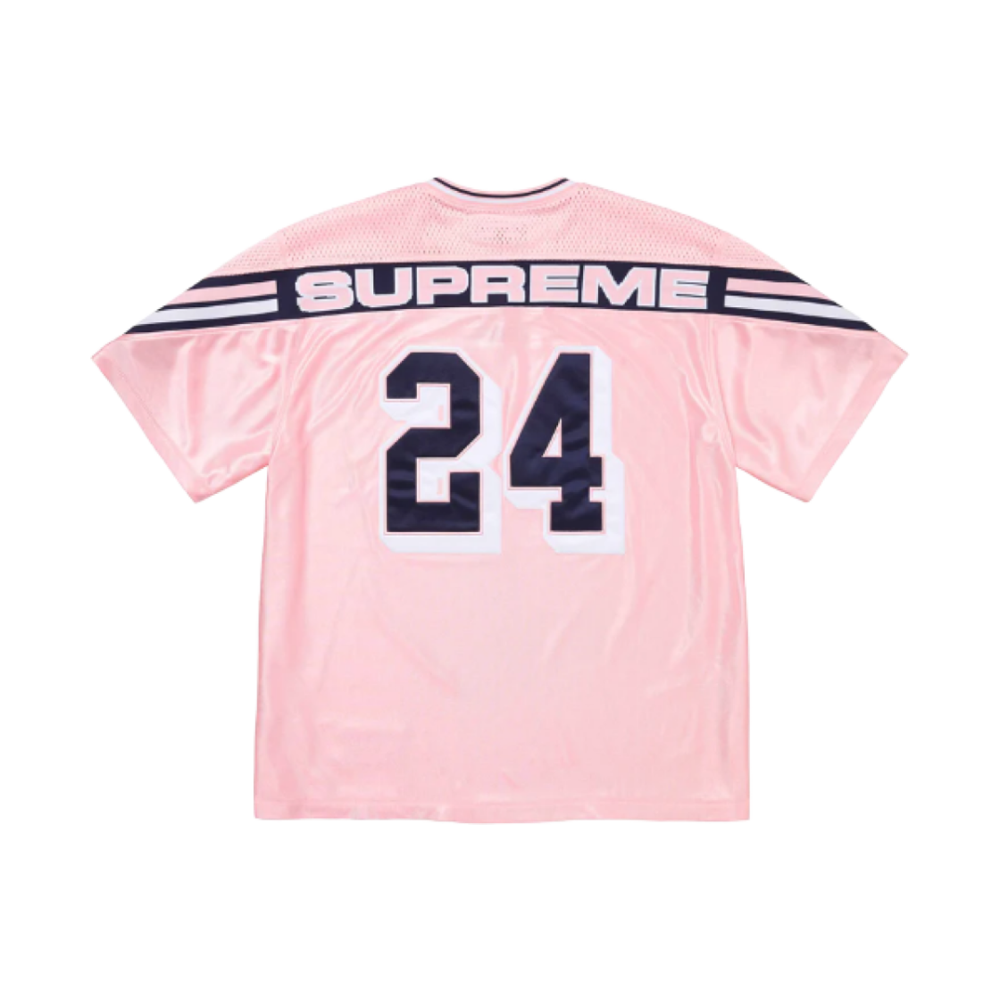 슈프림 자카드 립 풋볼 저지 핑크 - 24FW