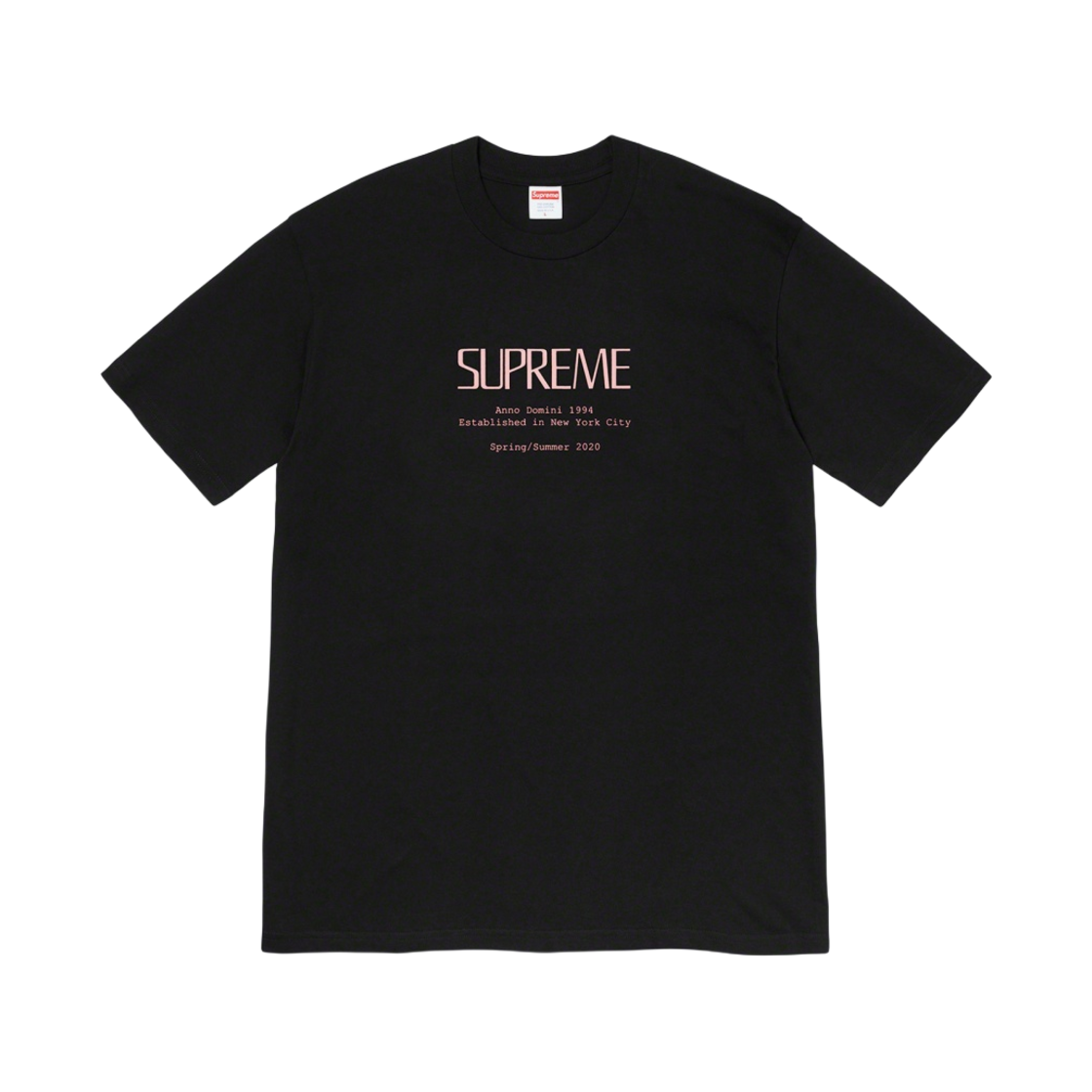 슈프림 아노 도미니 티셔츠 블랙 - 20SS(Supreme Anno Domini T-Shirt Black - 20SS) - 1