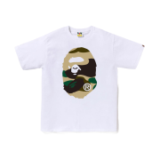 BAPE Giant 1st Camo Big Ape Head T-Shirt White Yellow