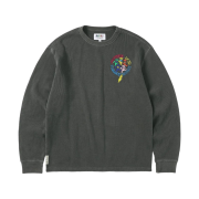 Thisisneverthat x Grateful Dead Lightning Waffle L/S Top Off Black
