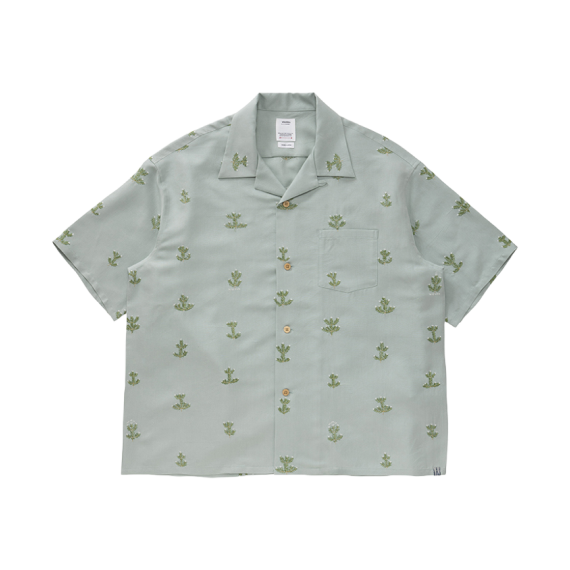 비즈빔 크로스비 셔츠 숏슬리브 라이트 블루(Visvim Crosby Shirt S/S Light Blue)