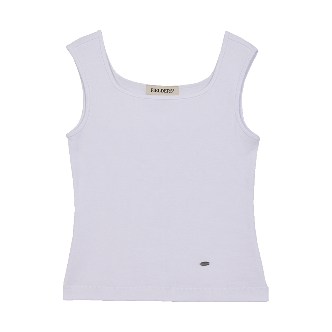 FB2SL1350FWH Fielders Square Neck Sleeveless White