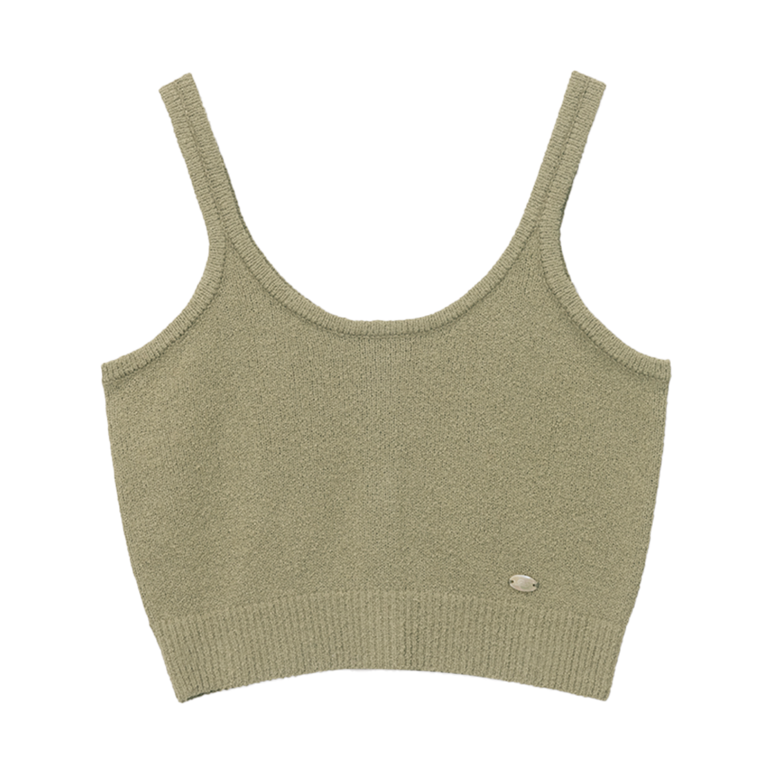 UDSW5A208K1 Dunst Bustier Knit Top Olive Khaki