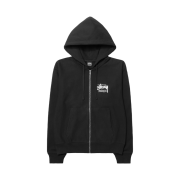 Stussy Stock Honolulu Zip Hoodie Black
