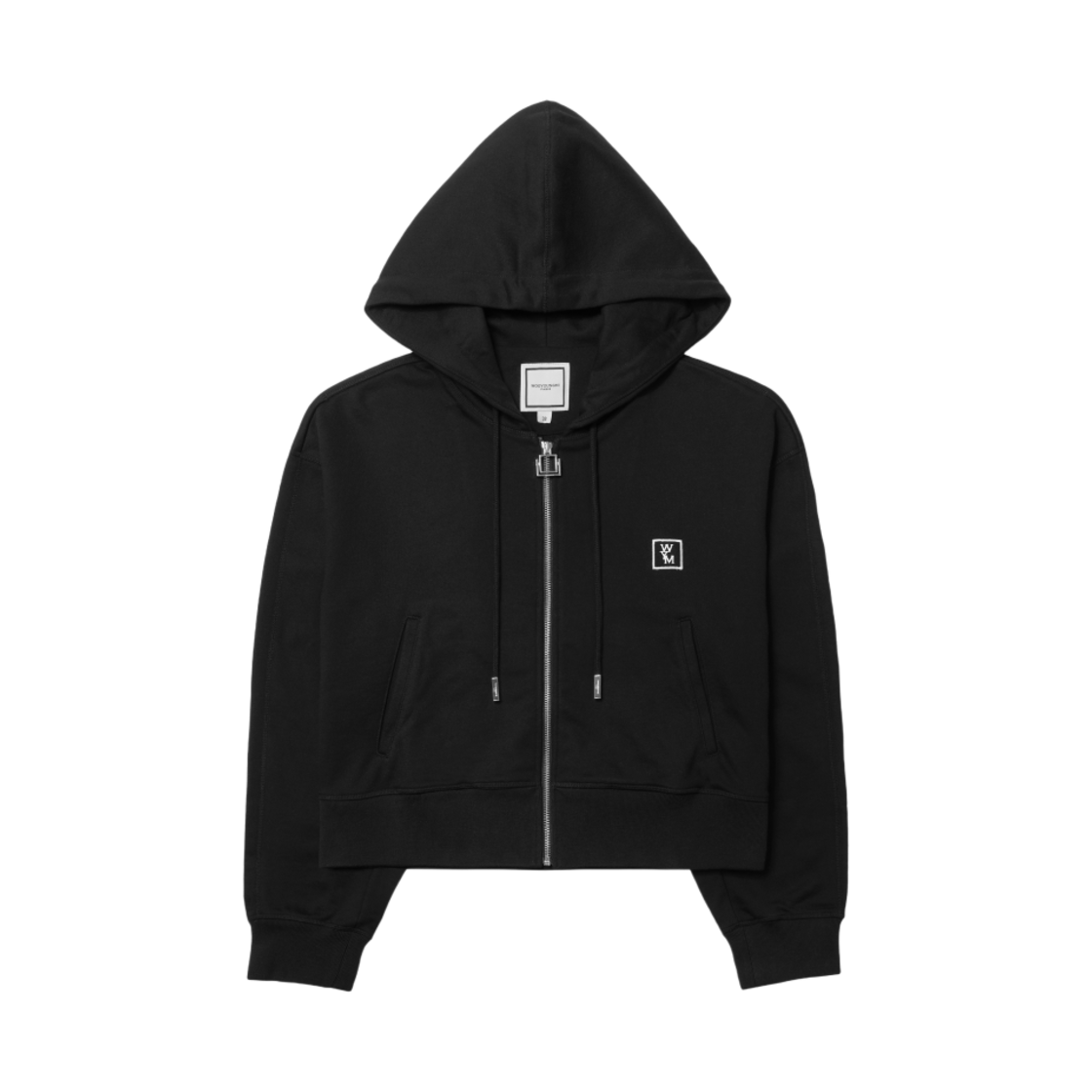 ☆2025 SS☆ブラックバックロゴフーディ/WOOYOUNGMI☆ Black Back Logo Hoodie - WOOYOUNGMI