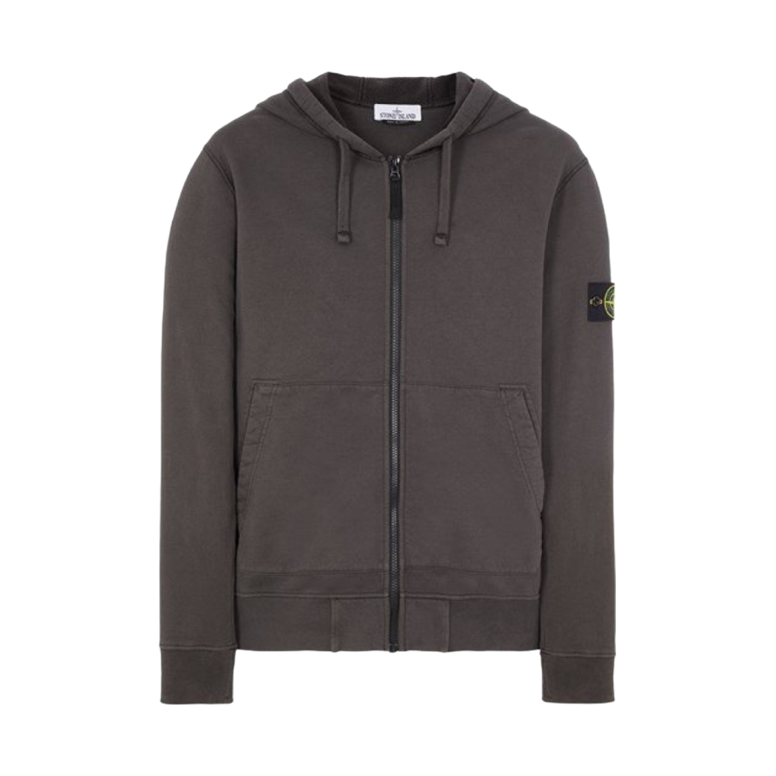 스톤 아일랜드 64220 풀 집업 후드 스웨트셔츠 다크 그레이 - 22FW(Stone Island 64220 Full Zip Hooded Sweatshirt Dark Grey - 22FW) - 1