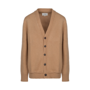 Maison Margiela Elbow Patch Cardigan Beige