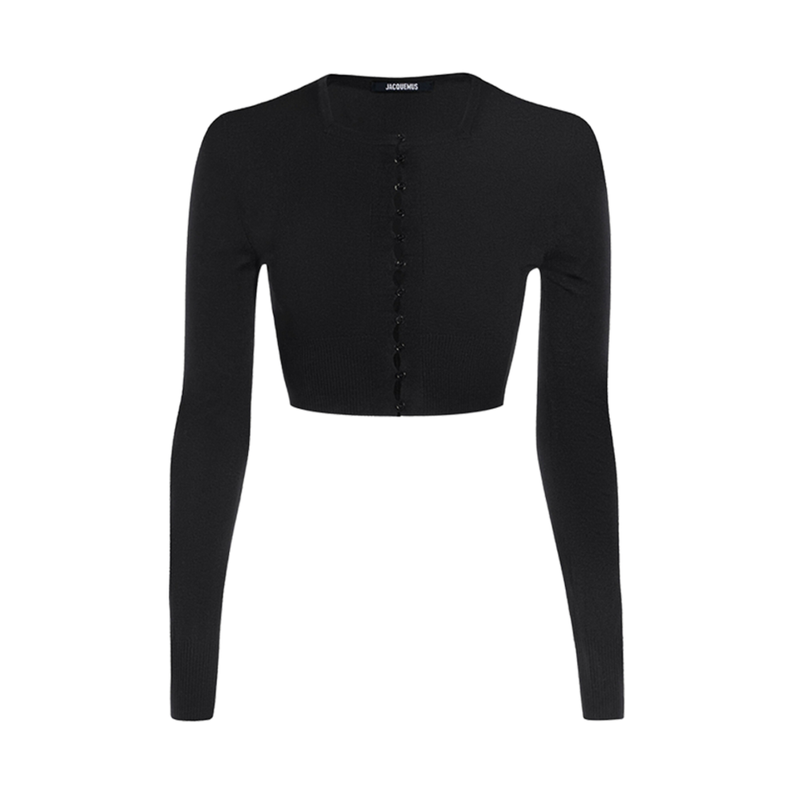243KN507-2323-990 (W) Jacquemus Spiaja Cardigan Black - 대표 이미지 #1