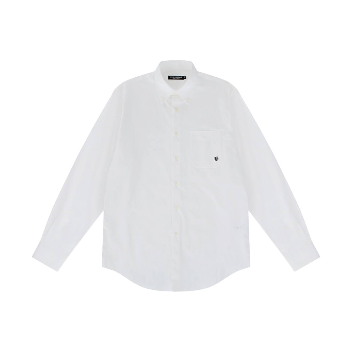 FW23SLS020WE Hongwoosung Regular Fit Shirts With A Embroidery White