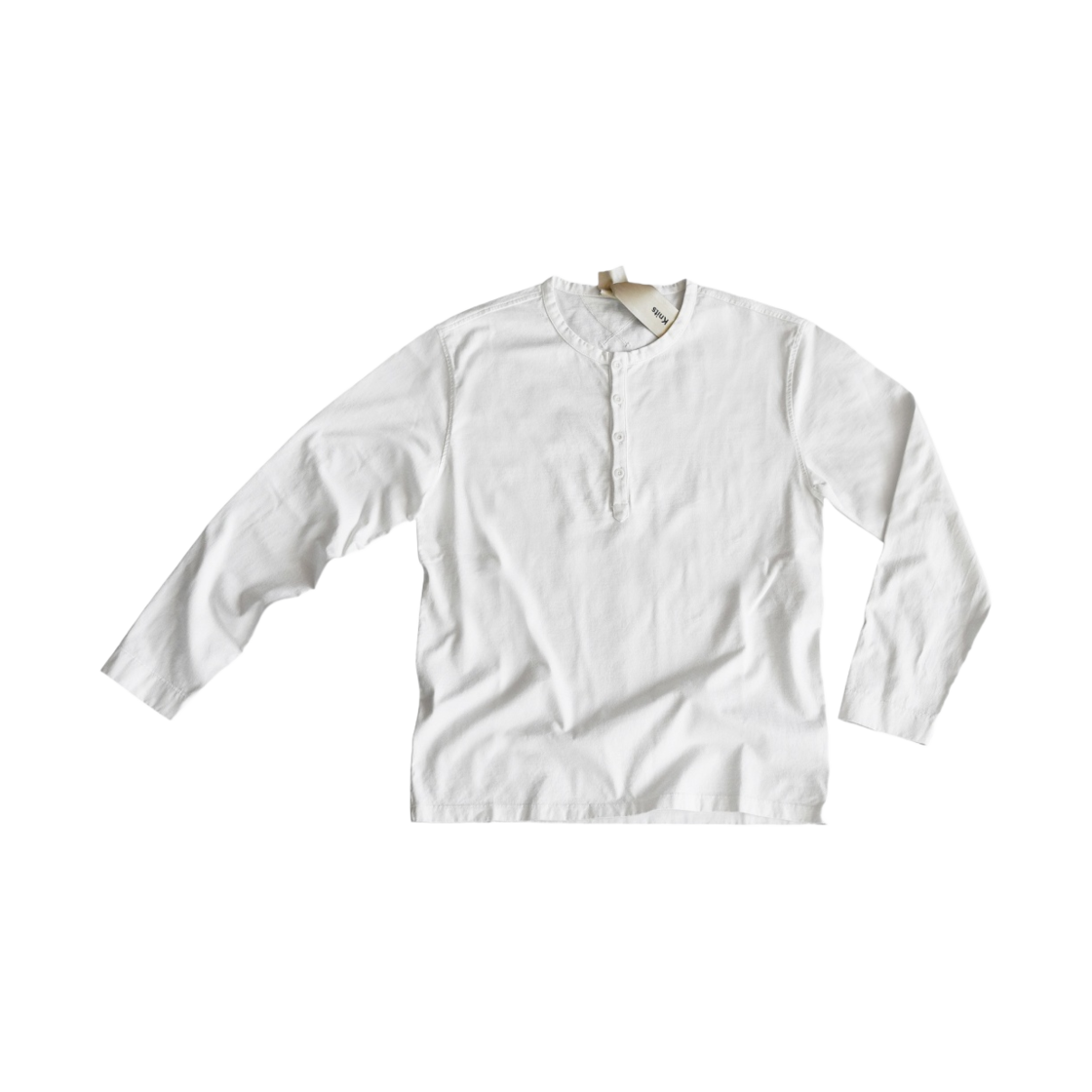 텐씨 헨리 셔츠 화이트(Ten C Henley Shirt White)