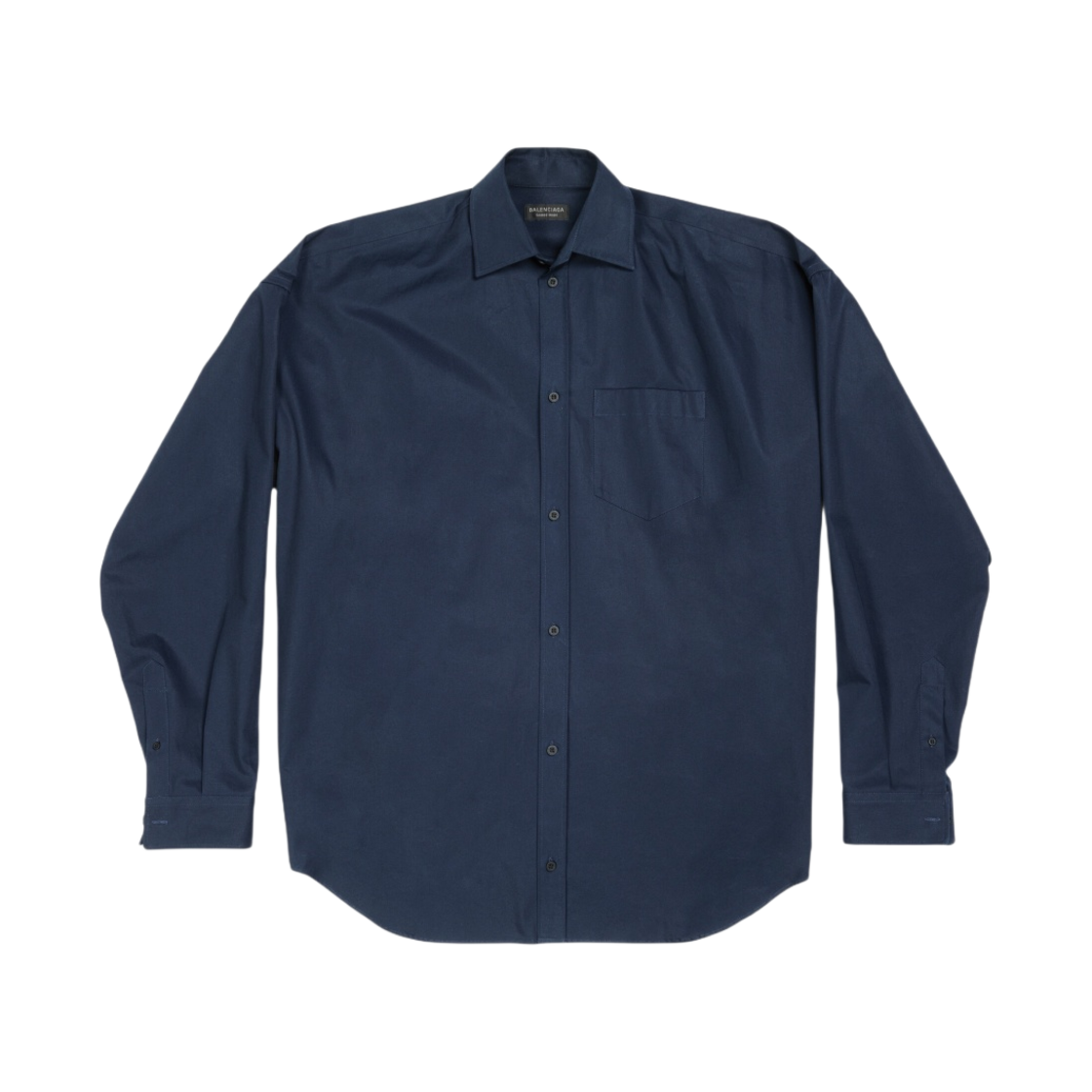 발렌시아가 코쿤 셔츠 네이비 블루(Balenciaga Cocoon Shirt Navy Blue) - 1