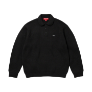 Supreme Small Box Polo Sweater Black - 23FW