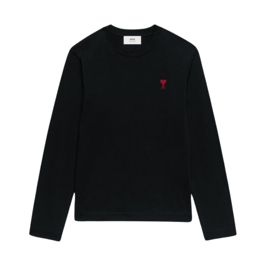 UTS205-726-001 AMI de Coeur Long Sleeves T-Shirt Black
