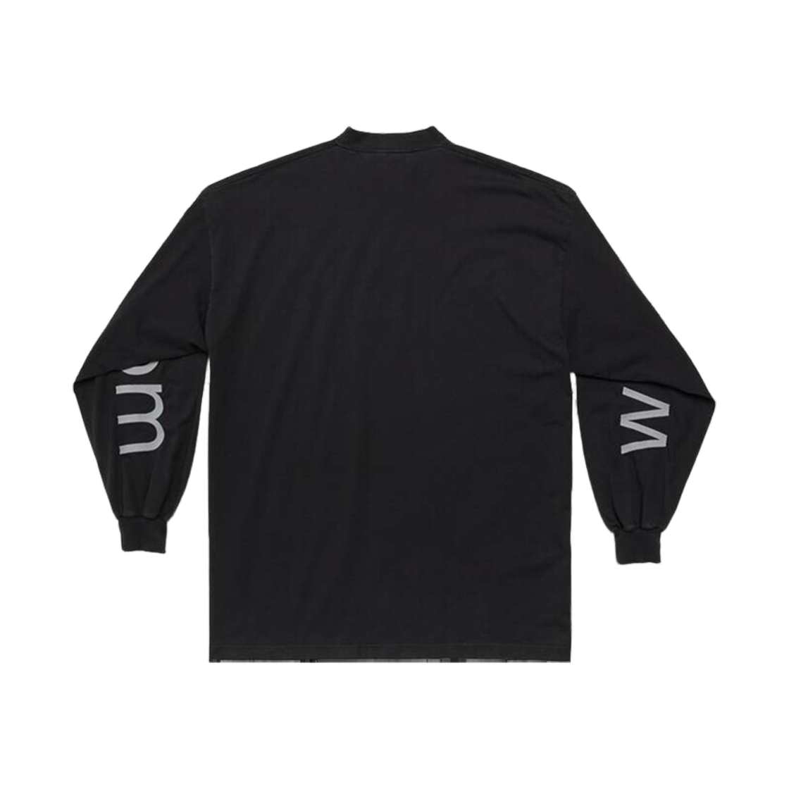 발렌시아가 Bal.com 롱슬리브 티셔츠 오버사이즈 블랙 페이디드(Balenciaga Bal.com Long Sleeve T-Shirt Oversized Black Faded) - 2