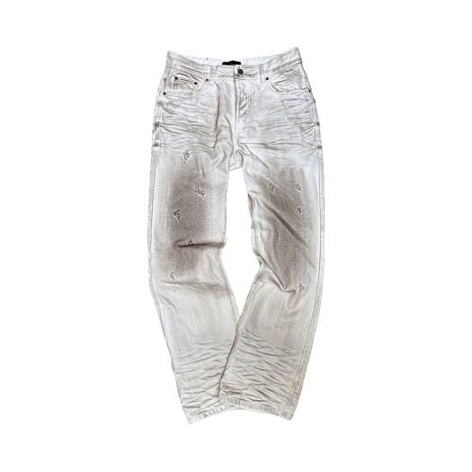 25SSUMCWDDI Undermycar 25SS Wrinkled Dirty Ivory Straight Jeans Dirty Ivory
