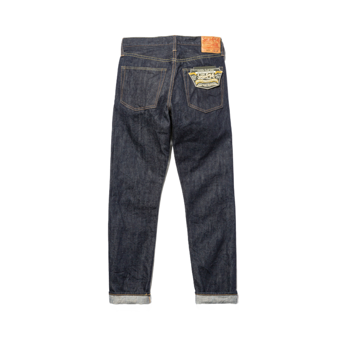 슈가 케인 14.25온즈 데님 2021 모델 슬림 테이퍼드 원 워시(Sugar Cane 14.25 oz. Denim 2021 Model Slim Tapered One Wash)