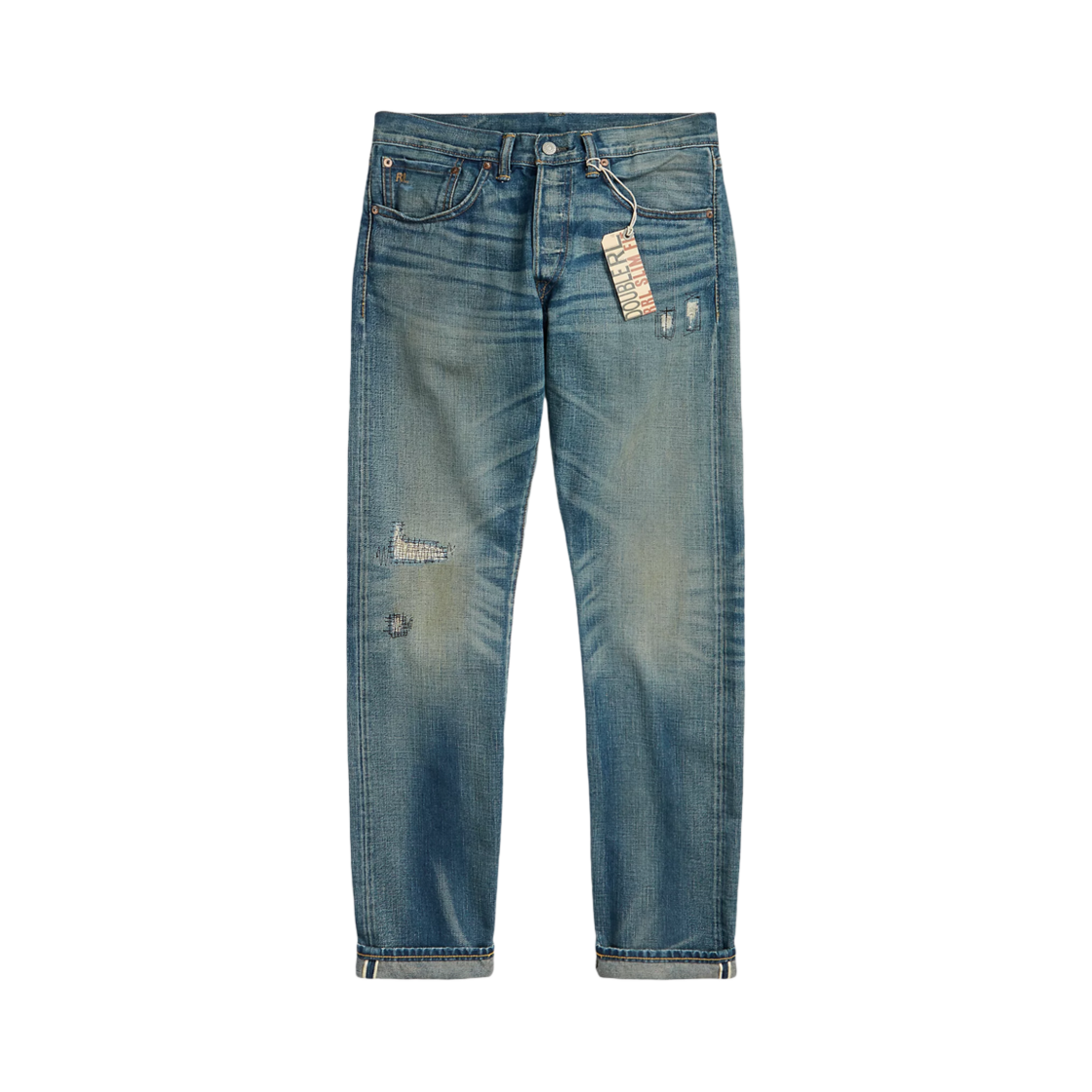 더블알엘 슬림 핏 셀비지 진 리지웨이 워시(Double RL Slim Fit Selvedge Jeans Ridgway Wash)
