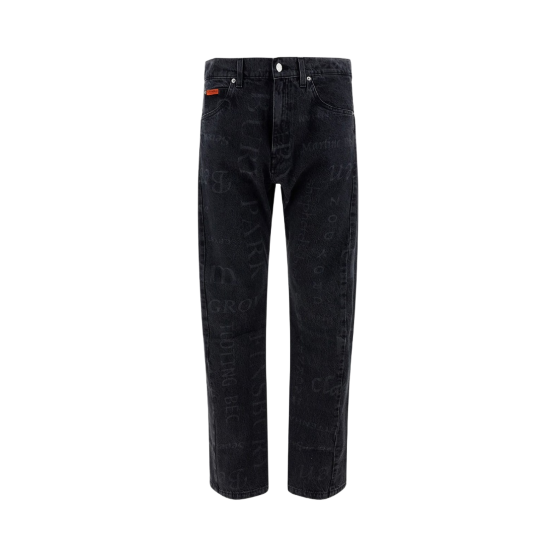 마틴 로즈 트위스트 심 진 블랙 스트리트네임즈(Martine Rose Twist Seam Jean Black Streetnames)