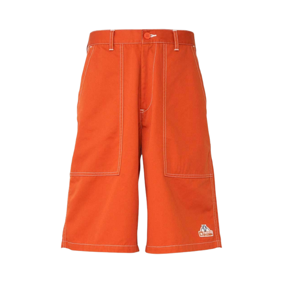히스테릭 글래머 씨 노 이블 패치 베이커 쇼츠 오렌지(Hysteric Glamour See No Evil Patch Baker Shorts Orange) - 1