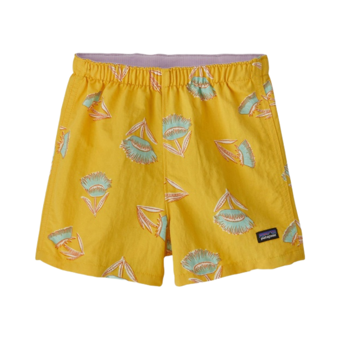 (유아) 파타고니아 배기스 쇼츠 서머 플랜트 샤인 옐로우((Baby) Patagonia Baggies Shorts Summer Plant Shine Yellow) - 1