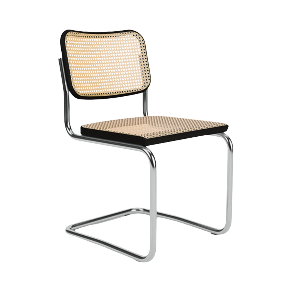 50 CCC1 E Knoll Cesca Chair Black satin - 대표 이미지 #1