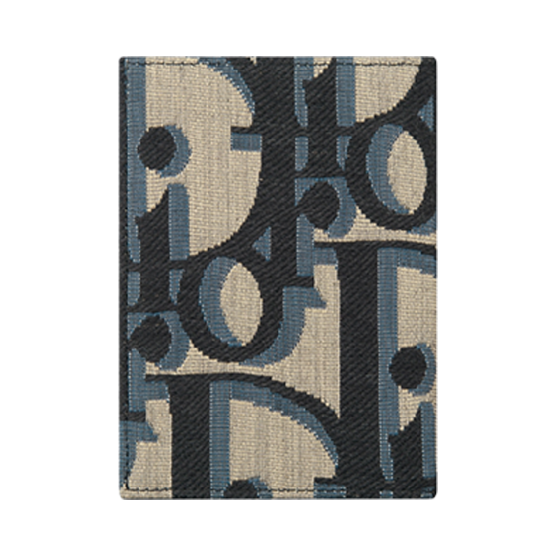 디올 패스포트 커버 베이지 블랙 맥시 오블리크 자카드(Dior Passport Cover Beige Black Maxi Oblique Jacquard) - 4