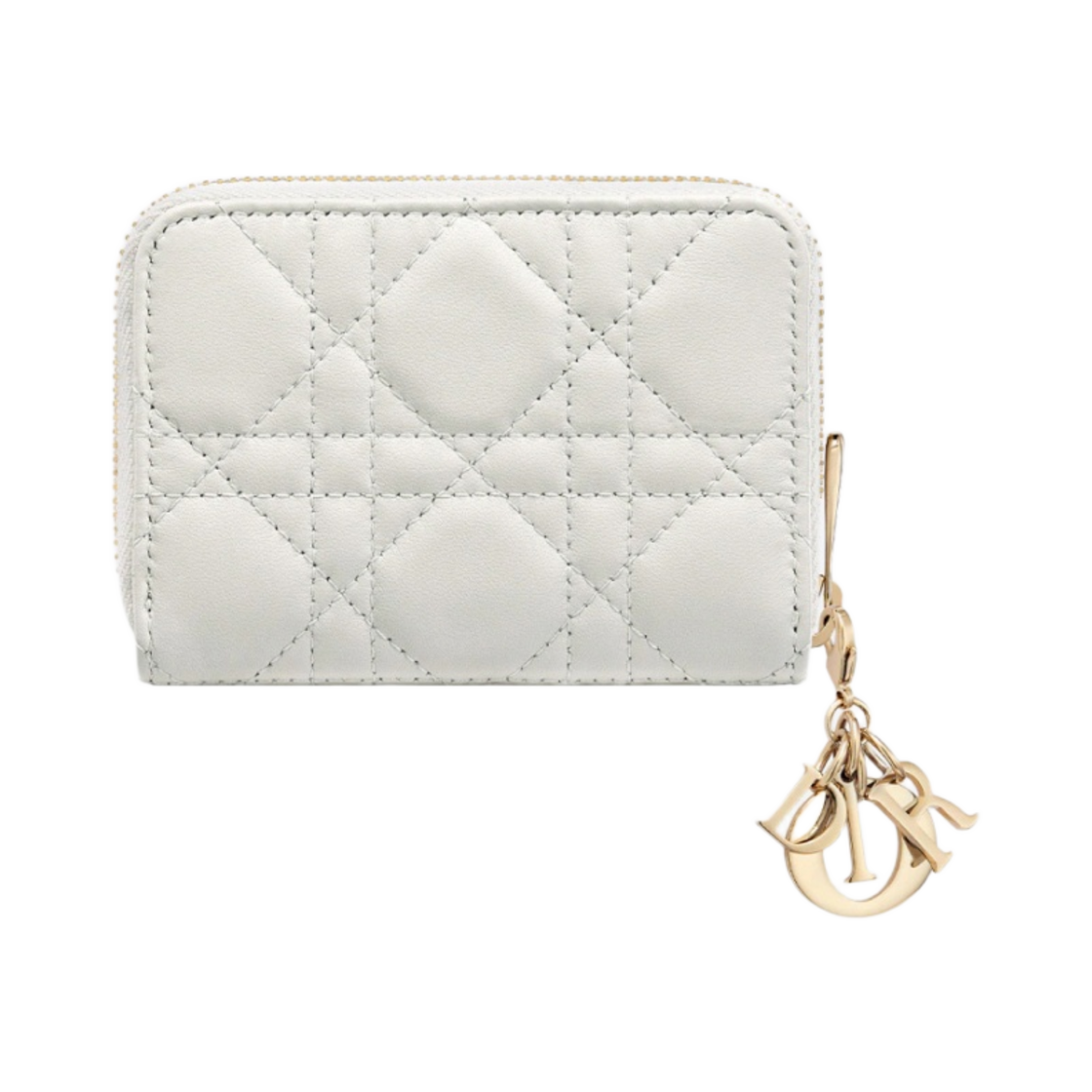 디올 스몰 레이디 보야저 코인 지갑 까나쥬 램스킨 라떼(Dior Small Lady Voyageur Coin Purse Cannage Lambskin Latte) - 3