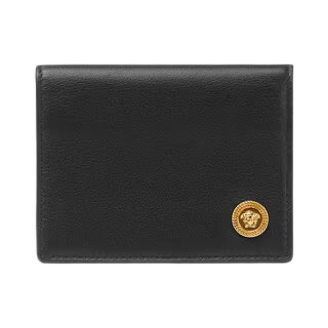 베르사체 메두가 비기 반지갑 블랙 골드(Versace Medusa Biggie Bifold Wallet Black Gold)