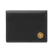 Versace Medusa Biggie Bifold Wallet Black Gold