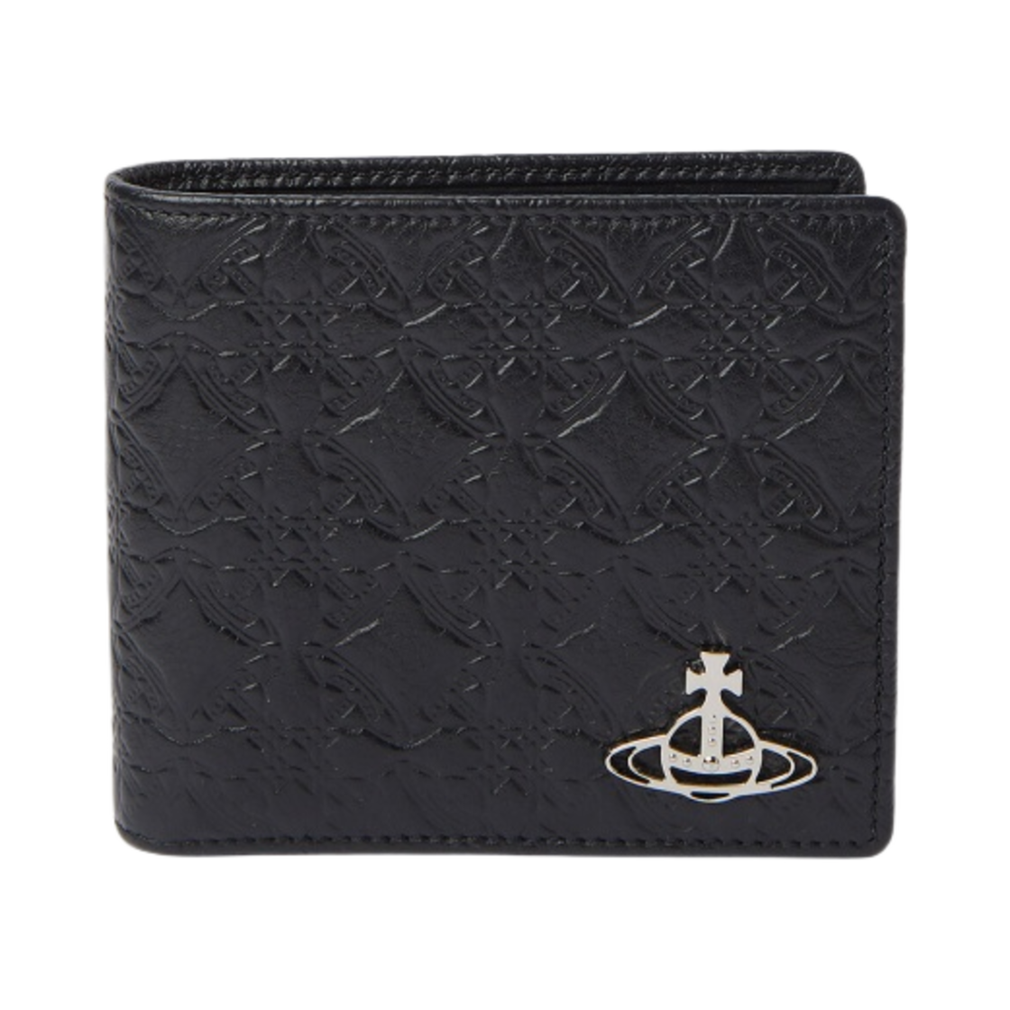비비안 웨스트우드 엠보스드 반지갑 블랙(Vivienne Westwood Embossed Billfold Wallet Black) - 1