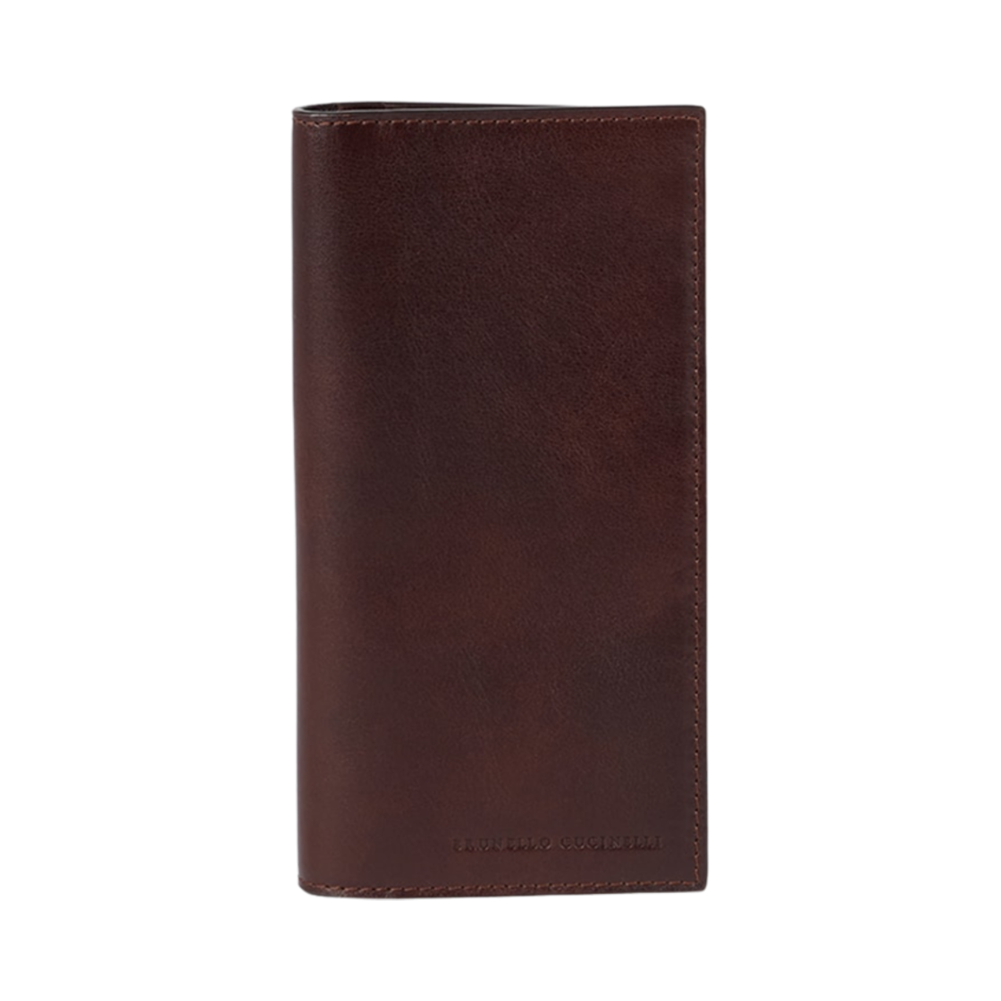 MWCIU163-C8457 Brunello Cucinelli Calfskin Maxi Card Case Burgundy