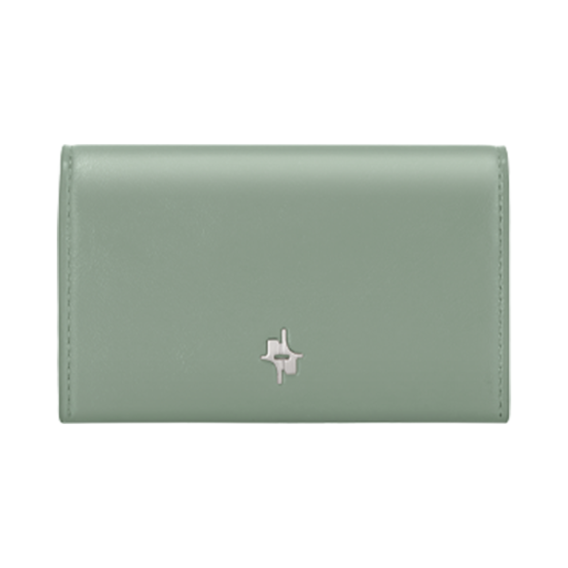 1010941 FINDKAPOOR Flamma Flap Card Wallet Mint Green
