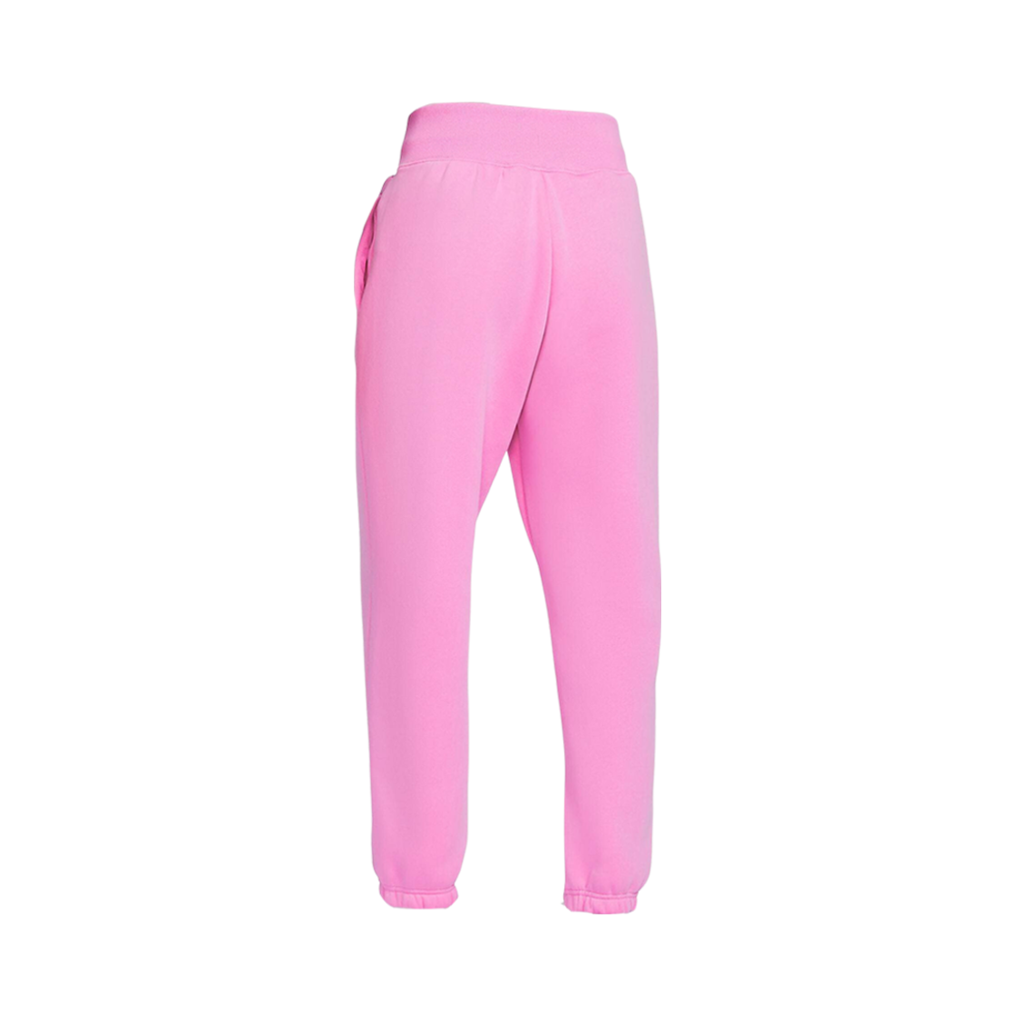 (W) 나이키 NSW 피닉스 플리스 하이 웨이스트 오버사이즈 스웨트팬츠 플레이풀 핑크 화이트 - 아시아((W) Nike NSW Phoenix Fleece High Waisted Oversized Sweatpants Playful Pink White - Asia) - 2