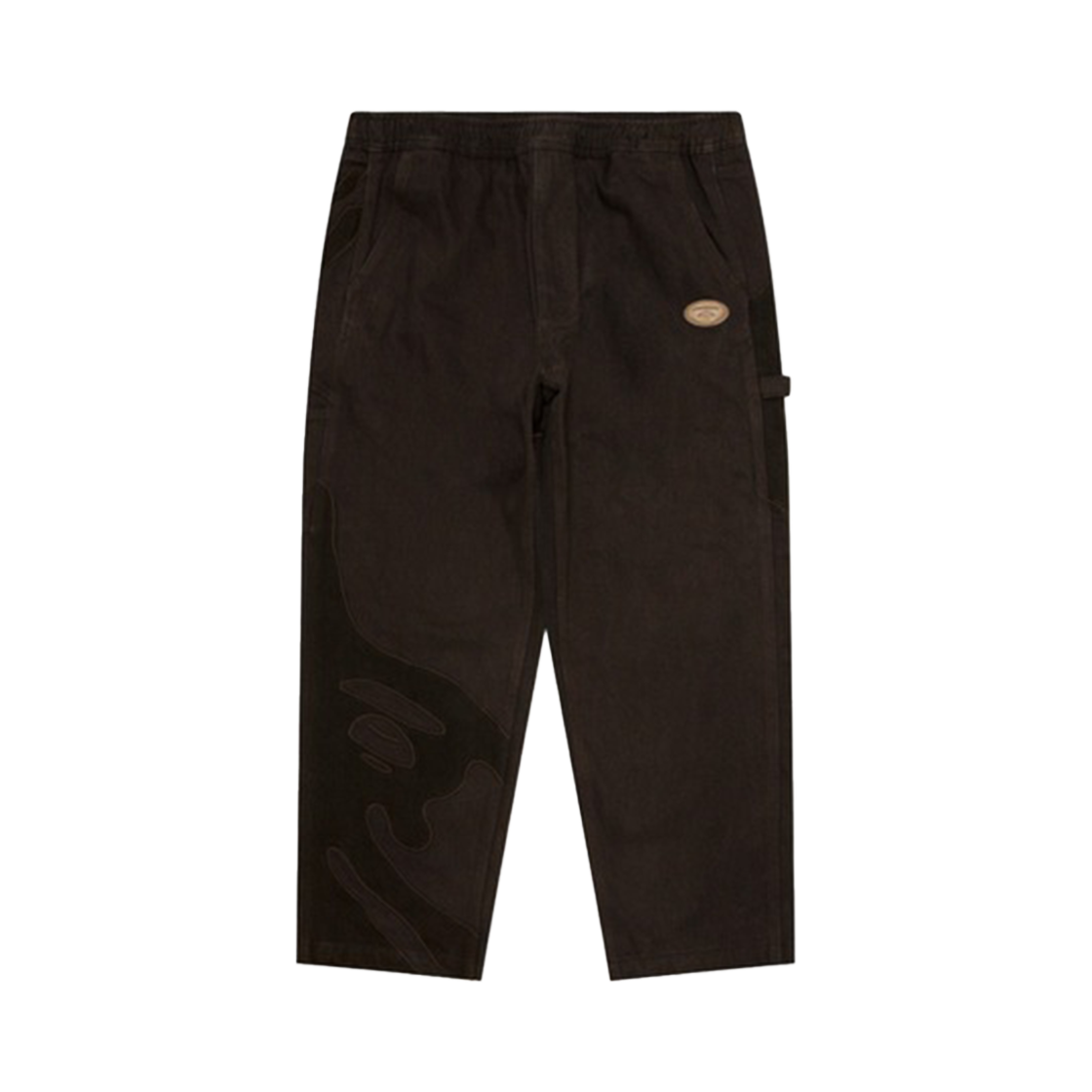 KM4DPADAP29BR AAPE Main Woven Pants Brown Black - 24FW