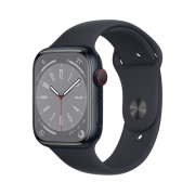 Apple Watch Series 8 45mm Cellular Midnight Aluminum Case with Sport Band Midnight (Korean Ver.)