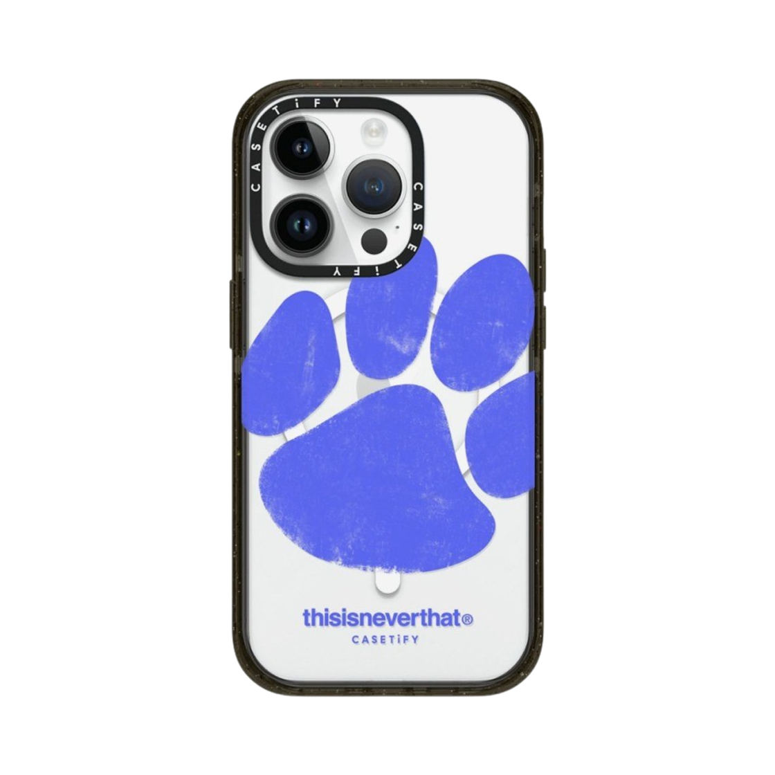 케이스티파이 x 디스이즈네버댓 아이폰 포우 맥세이프 임팩트 케이스 클리어 블랙(Casetify x Thisisneverthat iPhone Paw Magsafe Impact Case Clear Black) - 2