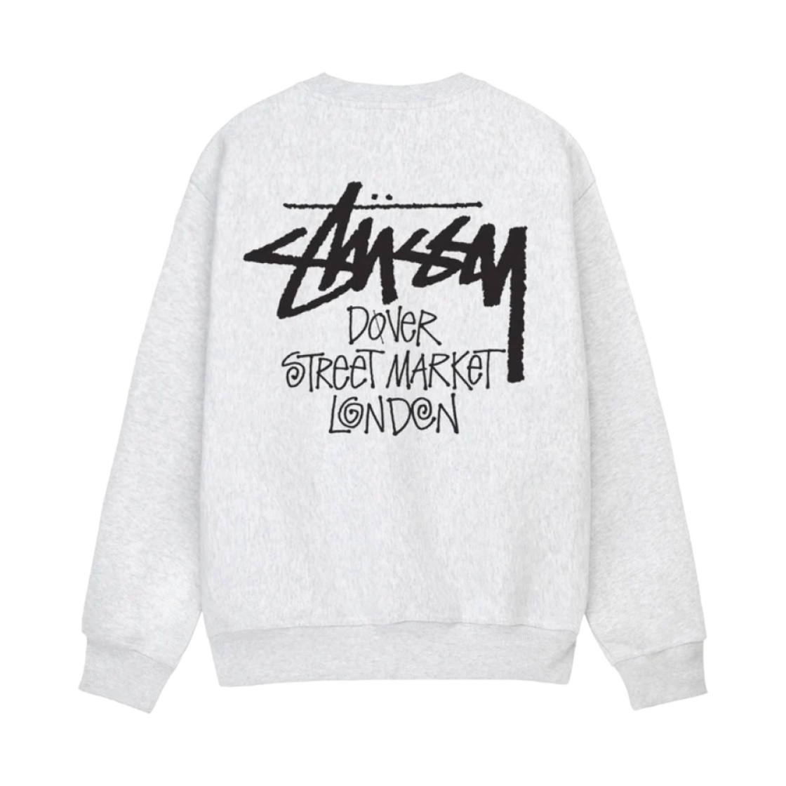 스투시 스탁 도버 스트리트 마켓 런던 크루넥 애쉬 헤더 2023