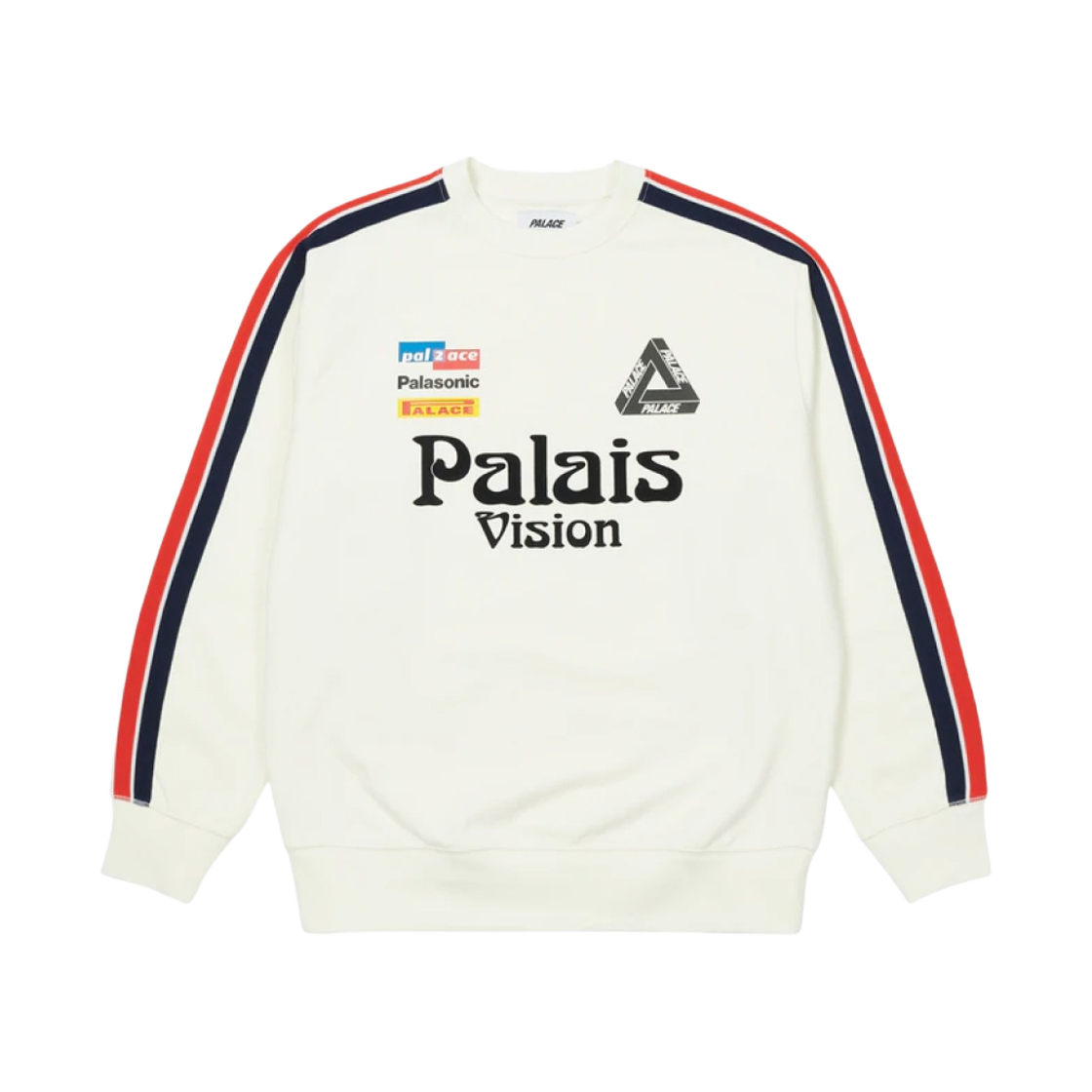 ウェア palace flag stripe crew Palace Flag Stripe Crew Navy Men's - SS22 - US