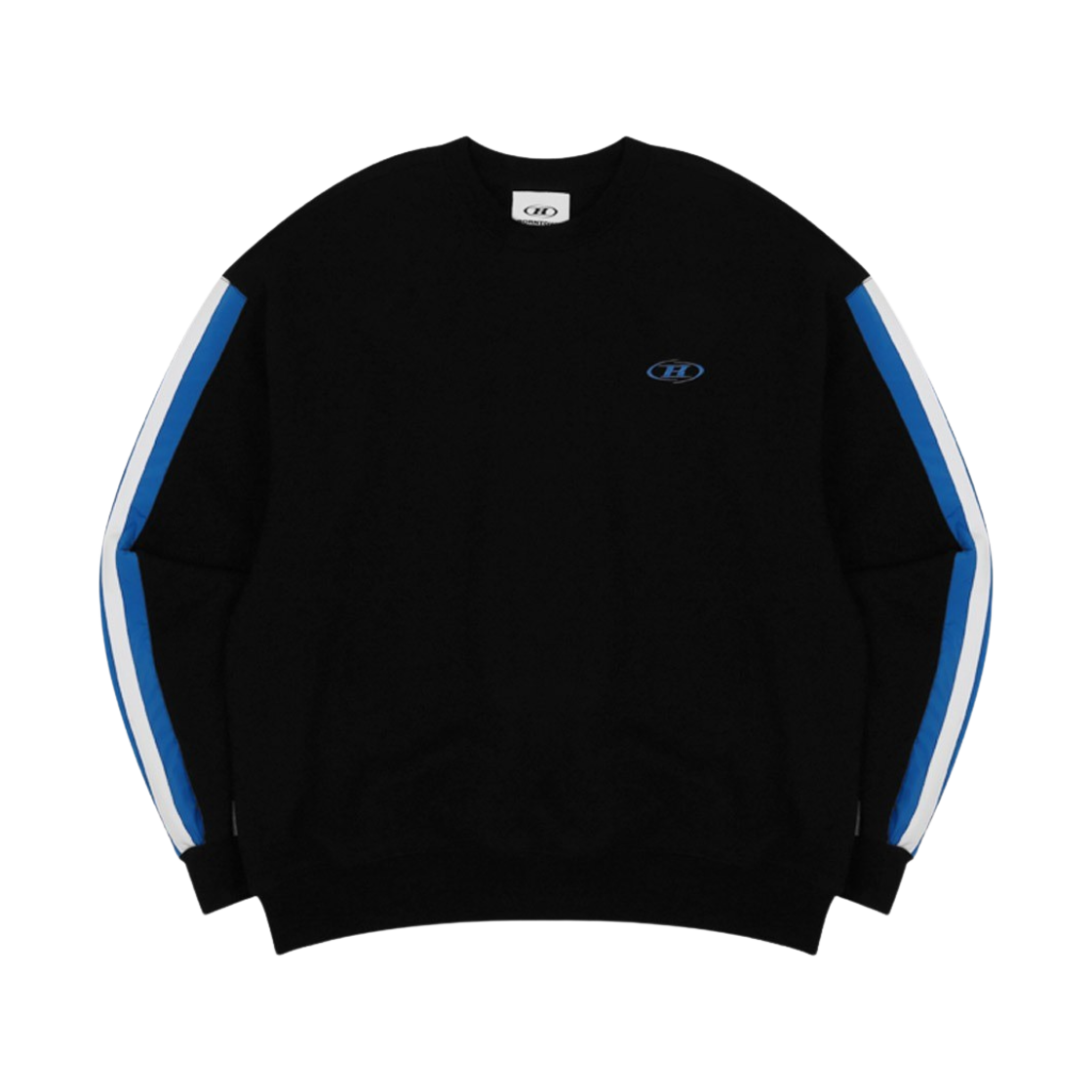 본투윈 심볼 B 블록 라인 스웻셔츠 블랙