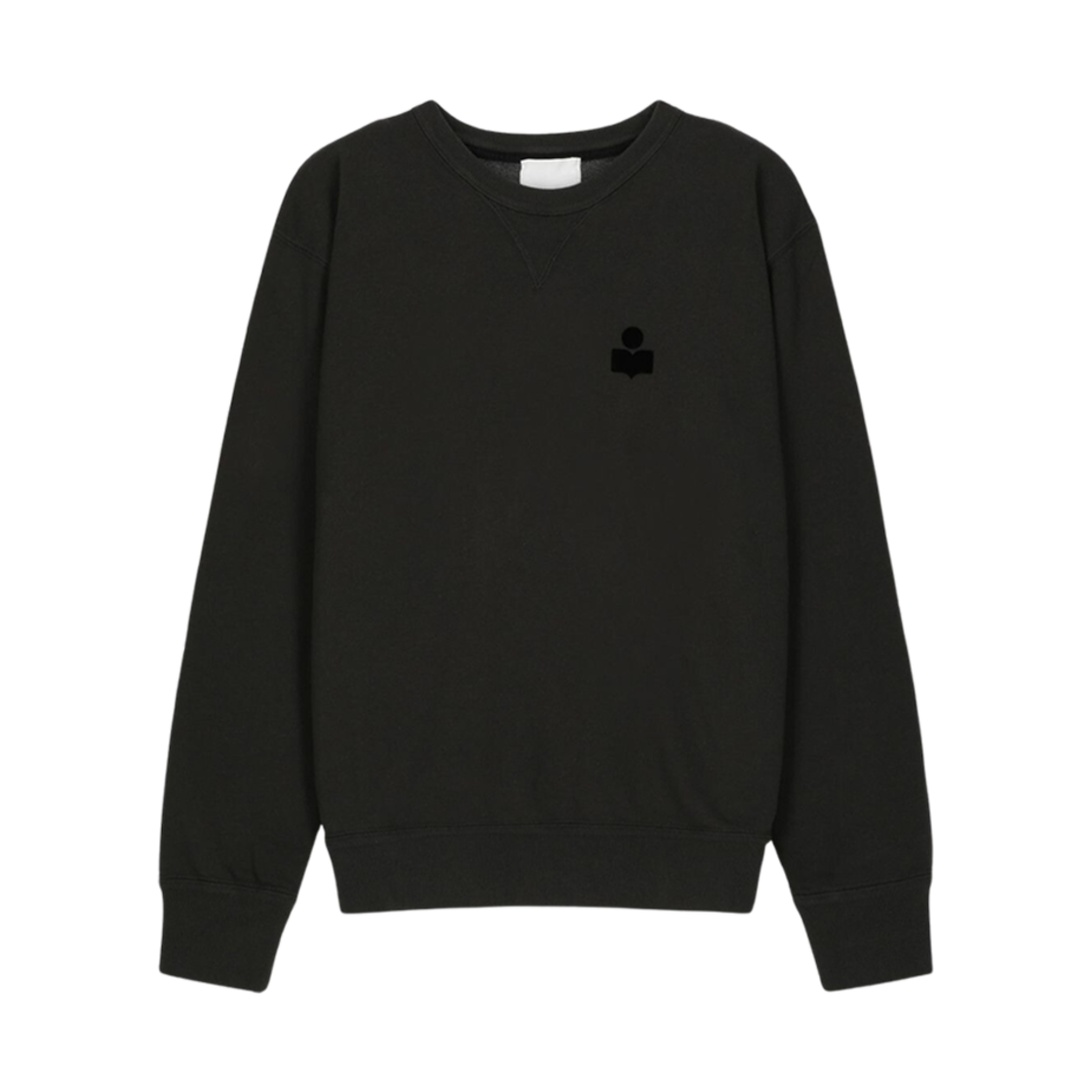 SW0030HA-B1M18H-02FK Isabel Marant Mike Logo Sweatshirt Faded Black - 24SS