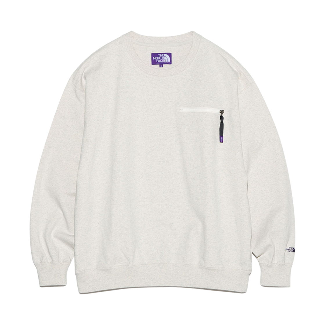 N24FH007 The North Face Purple Label 9.5 oz. Cotton Jersey Field Pullover Oatmeal