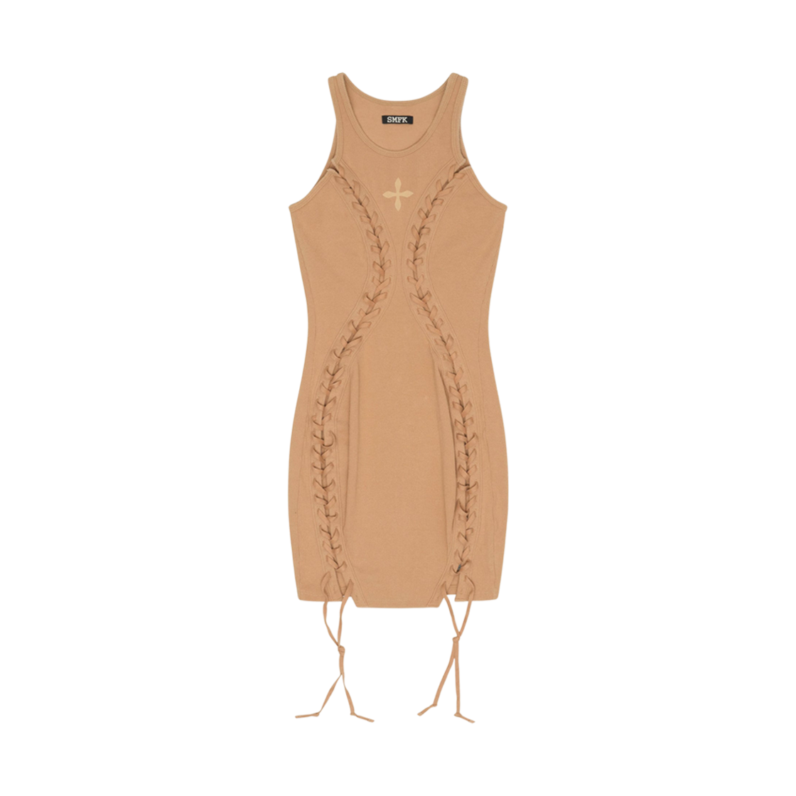 (W) 에스엠에프케이 와일드월드 데저트 바이퍼 베스트 드레스 위트((W) SMFK Wildworld Desert Viper Vest Dress Wheat)