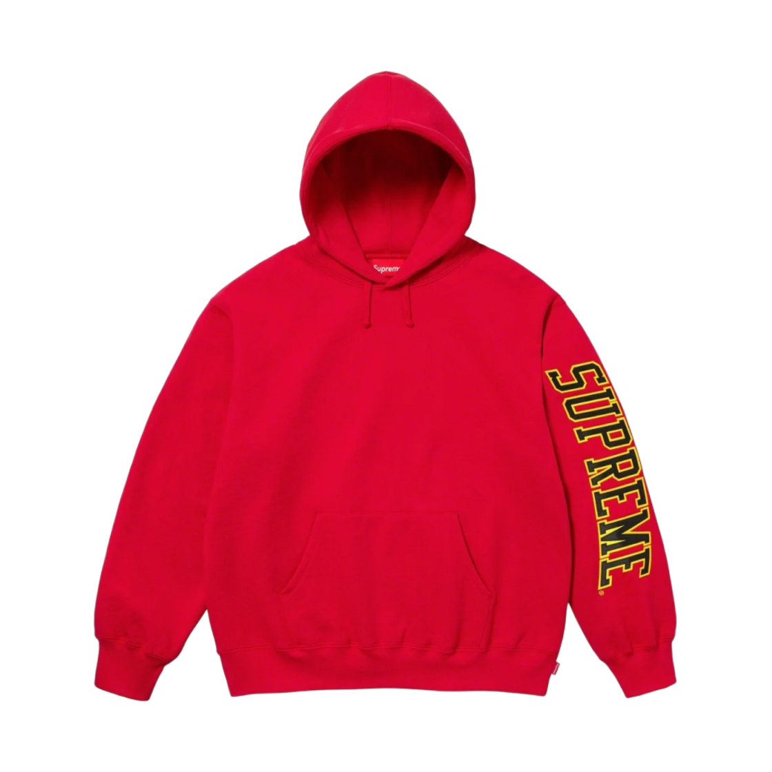 - Supreme Sleeve Arc Hooded Sweatshirt Red - 23FW