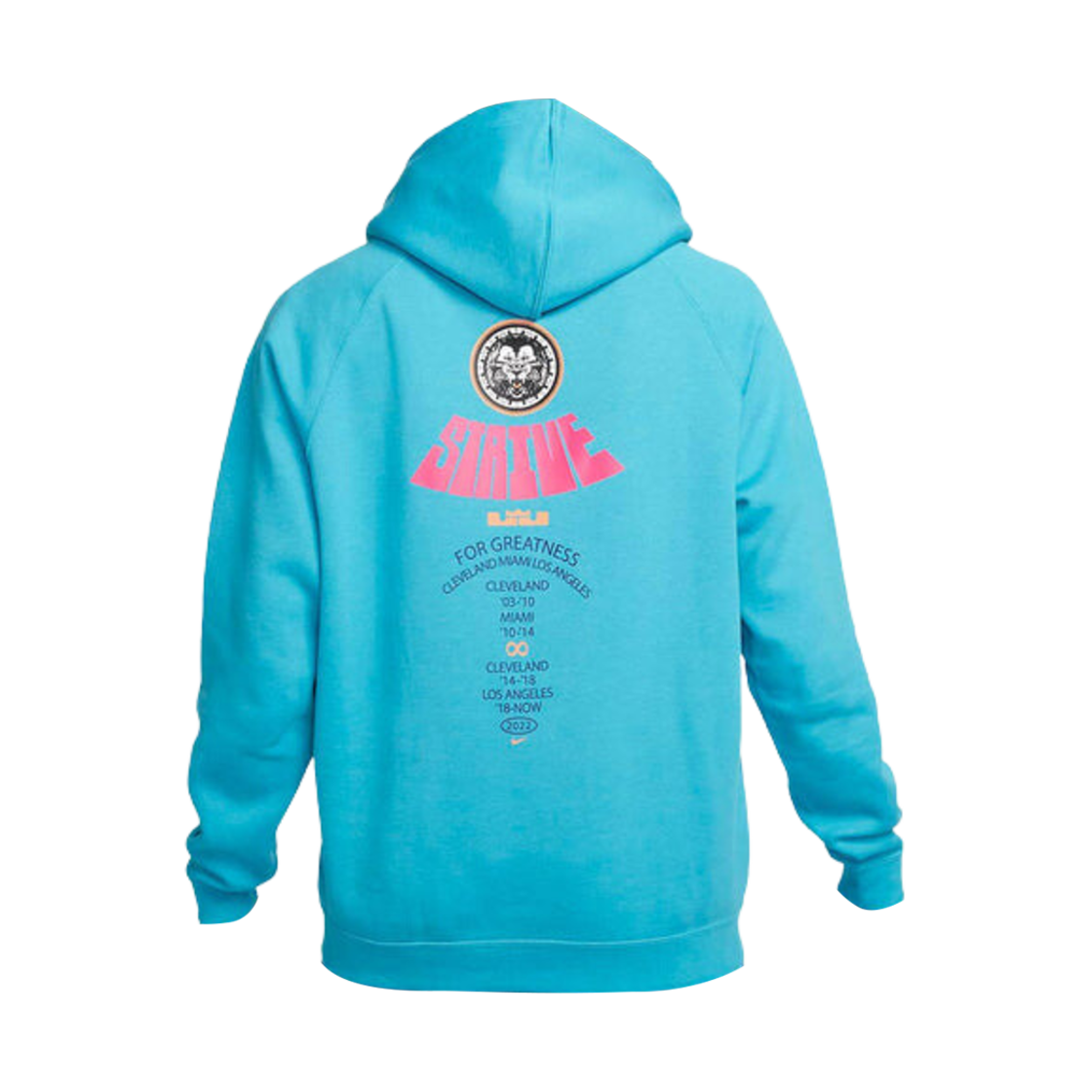 나이키 르브론 풀오버 후드 발틱 블루 - 아시아(Nike LeBron Pullover Hoodie Baltic Blue - Asia) - 2