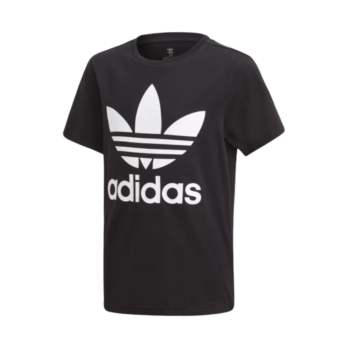 (키즈) 아디다스 트레포일 티셔츠 블랙 - KR 사이즈((Kids) Adidas Trefoil T-Shirt Black - KR Sizing) - 1