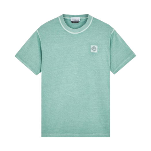 Stone Island 23757 Short Sleeve Organic Cotton T-Shirt Light Green - 24SS