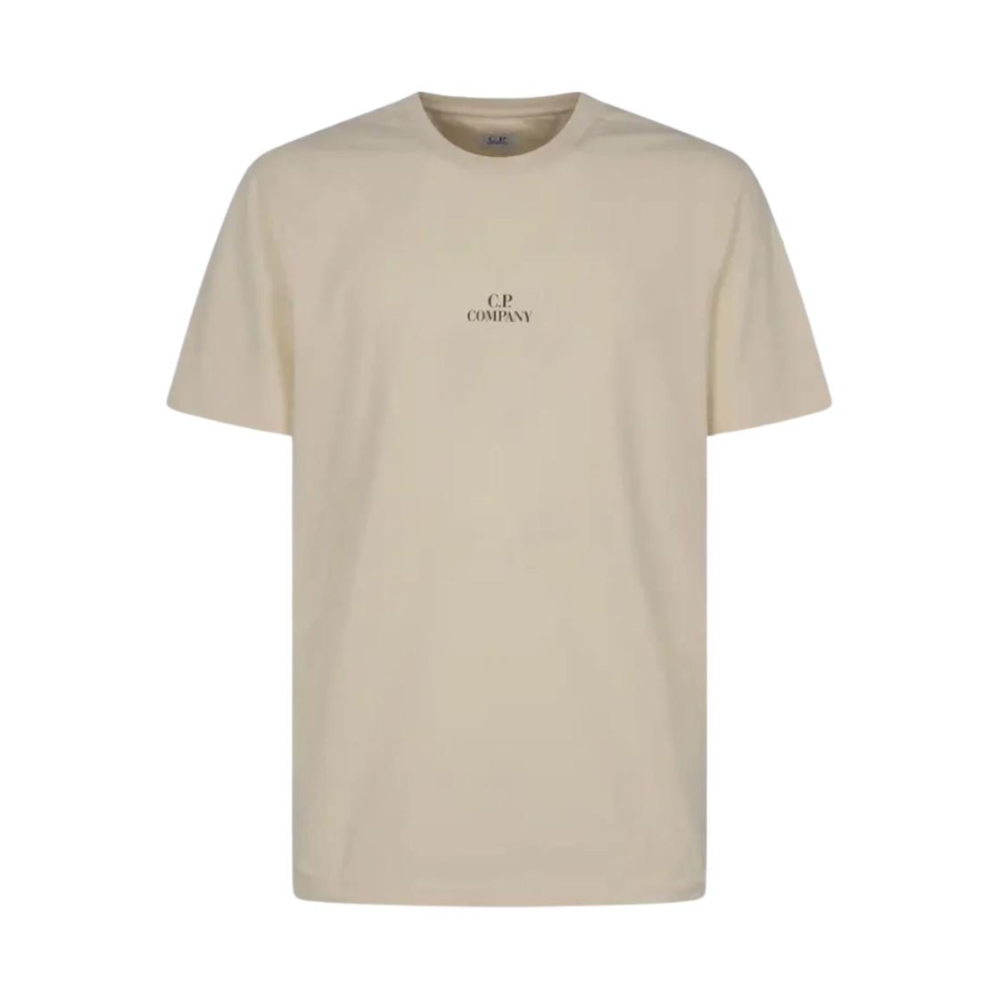16CMTS141A006586W402 C.P. Company 30/1 Jersey Graphic T-Shirt Pistachio Shell Beige - 25SS